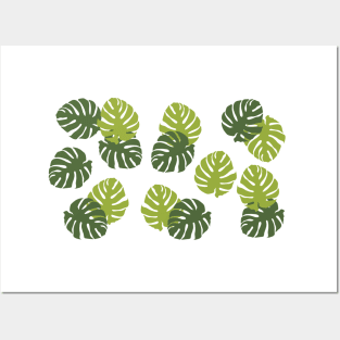 Palm Leave Pattern Posters and Art